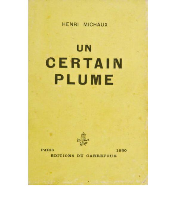 Un Certain Plume