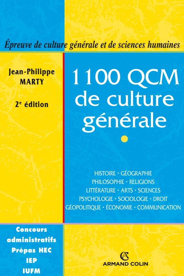 1100 QCM de culture générale: Catégories A et B