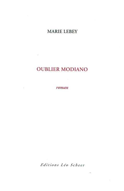 Oublier Modiano