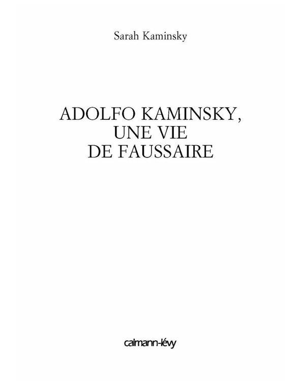 Une vie de faussaire