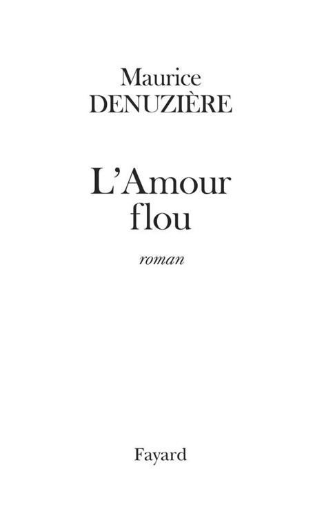 L'Amour flou