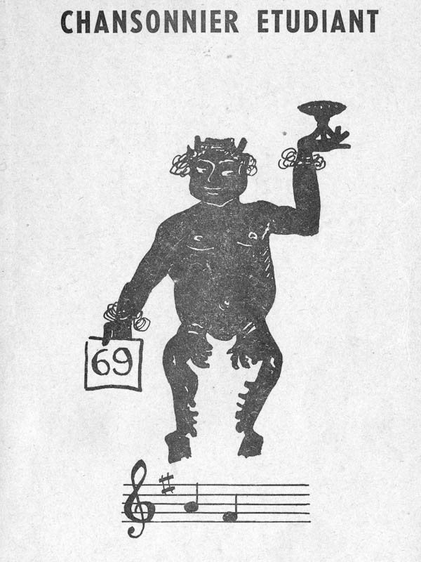 CHANSONNIER ÉTUDIANT Éditions de l’A. G. E . L. 1961
