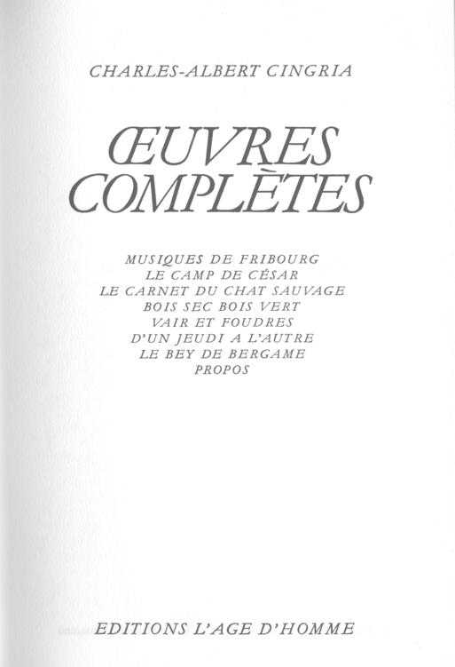 Œuvres complètes - Volume 8