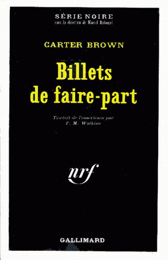 Billets de faire-part