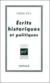 Écrits historiques et politiques. Histoire.