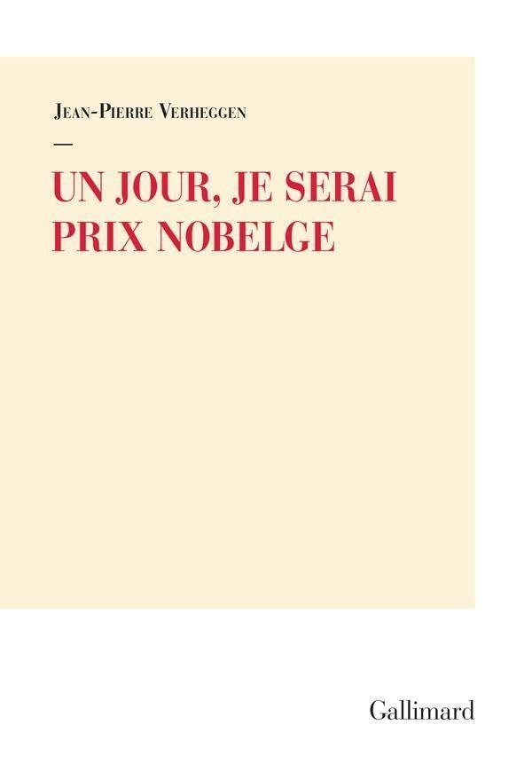 Un jour, je serai Prix Nobelge