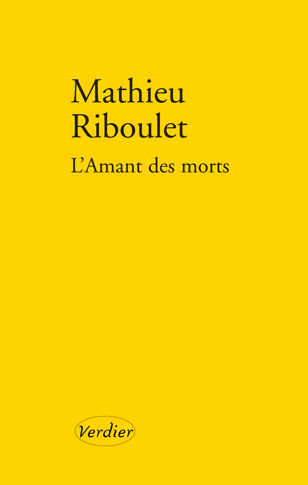 L'amant des morts