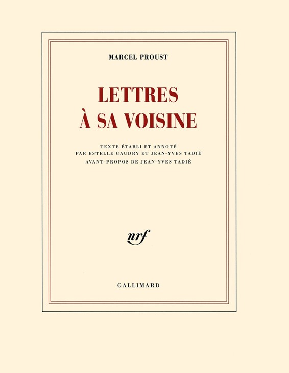 Lettres à sa voisine