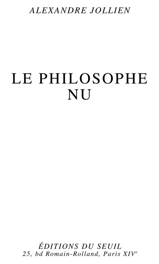Le Philosophe nu