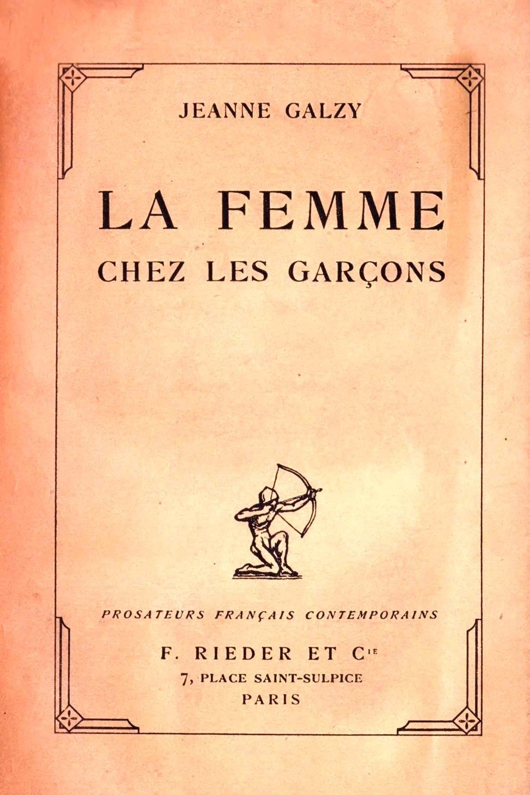 La femme chez les garcons