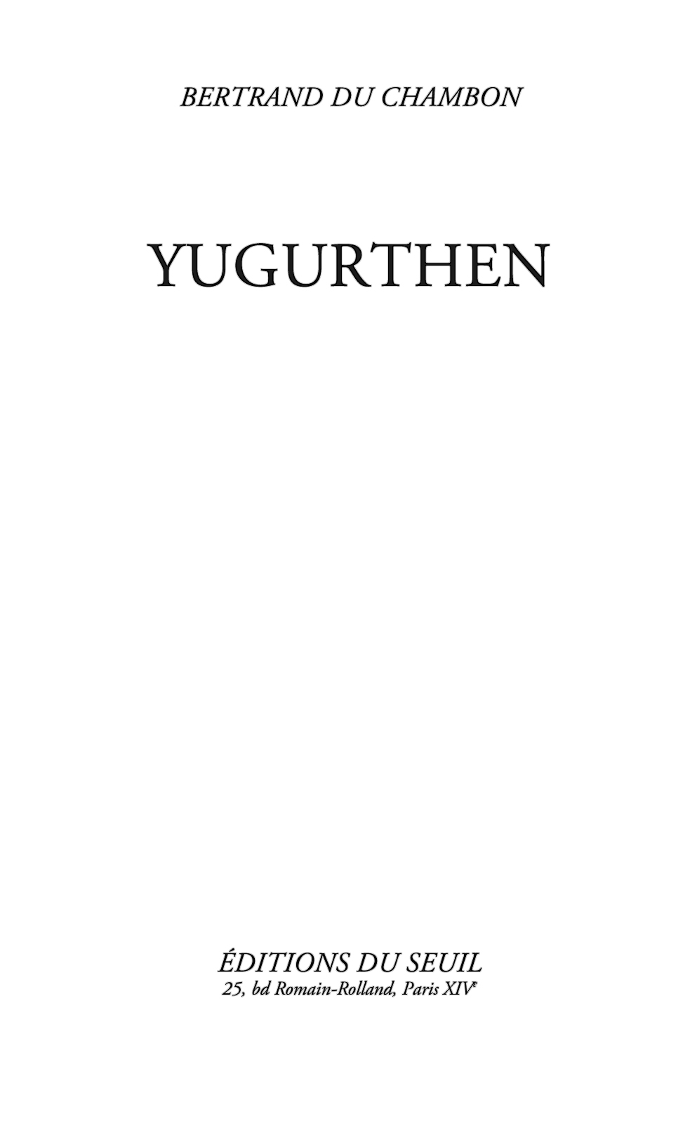 Yugurthen