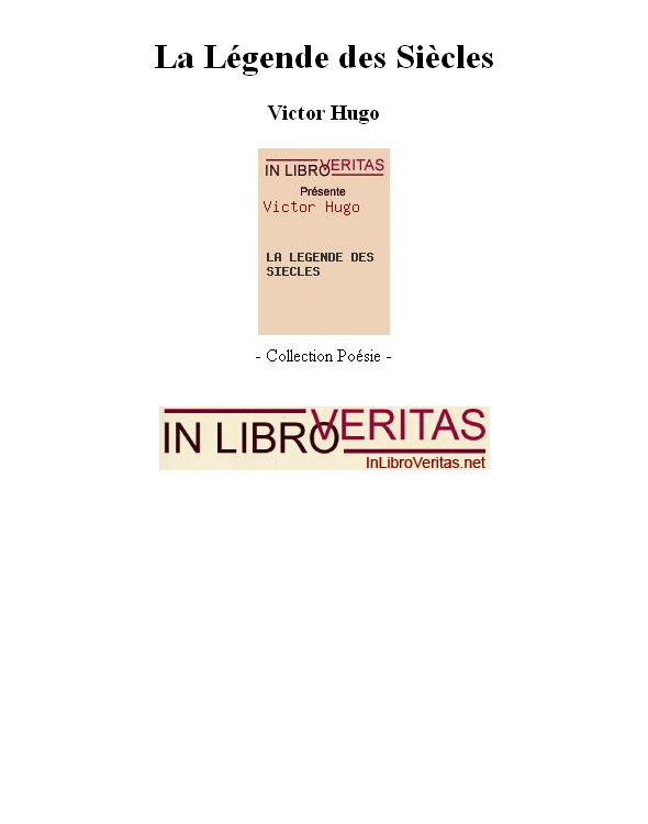 La légende des siècles