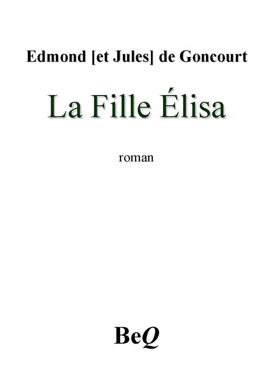 La fille Élisa