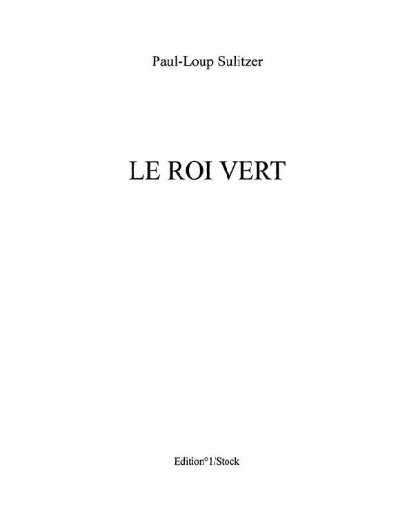 LE ROI VERT