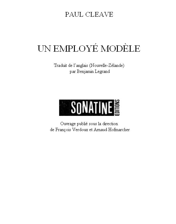 UN EMPLOYÉ MODÈLE