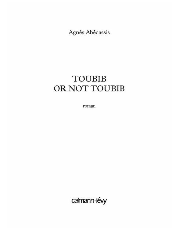 TOUBIB OR NOT TOUBIB