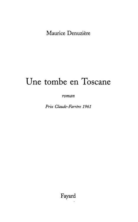 Une tombe en Toscane