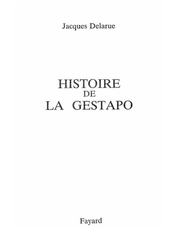 Histoire de la Gestapo