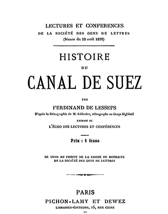 Histoire du canal de Suez