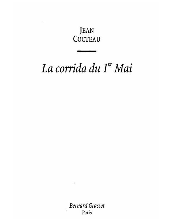 La corrida du 1er mai