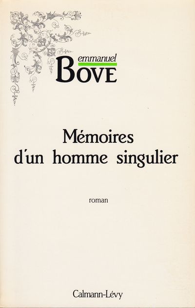 Mémoires d'un homme singulier