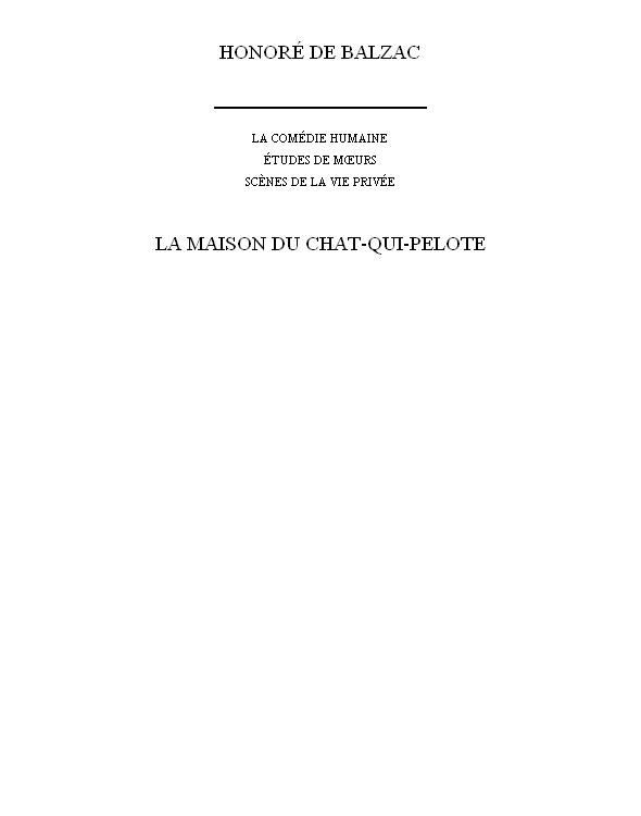 La Maison du Chat-qui-pelote