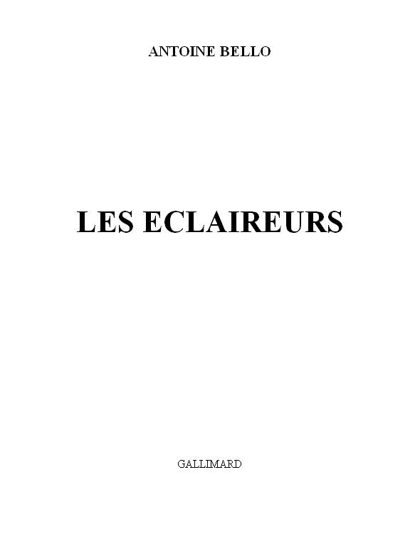 Les éclaireurs