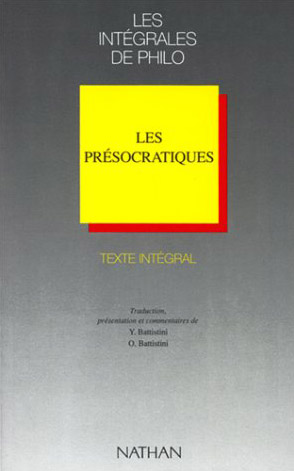 Les Présocratiques