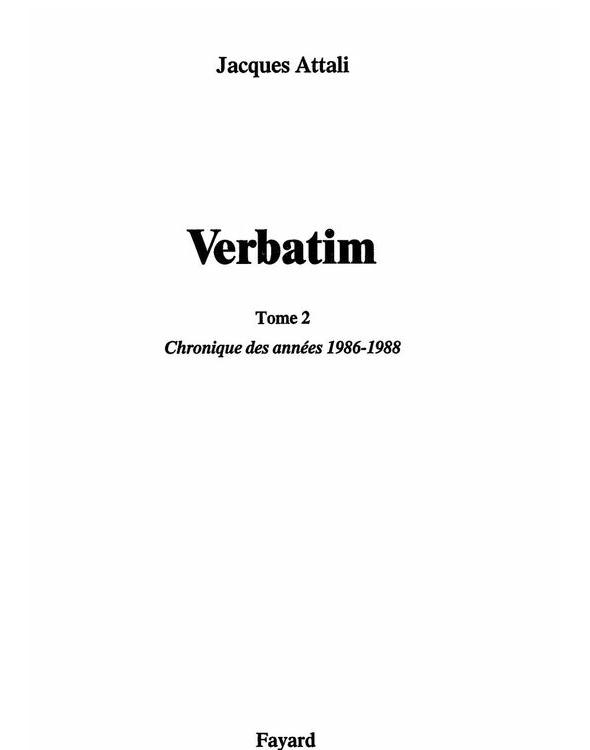 Verbatim II
