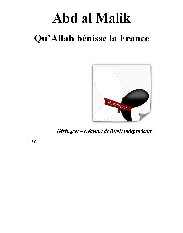 Qu'Allah bénisse la France !