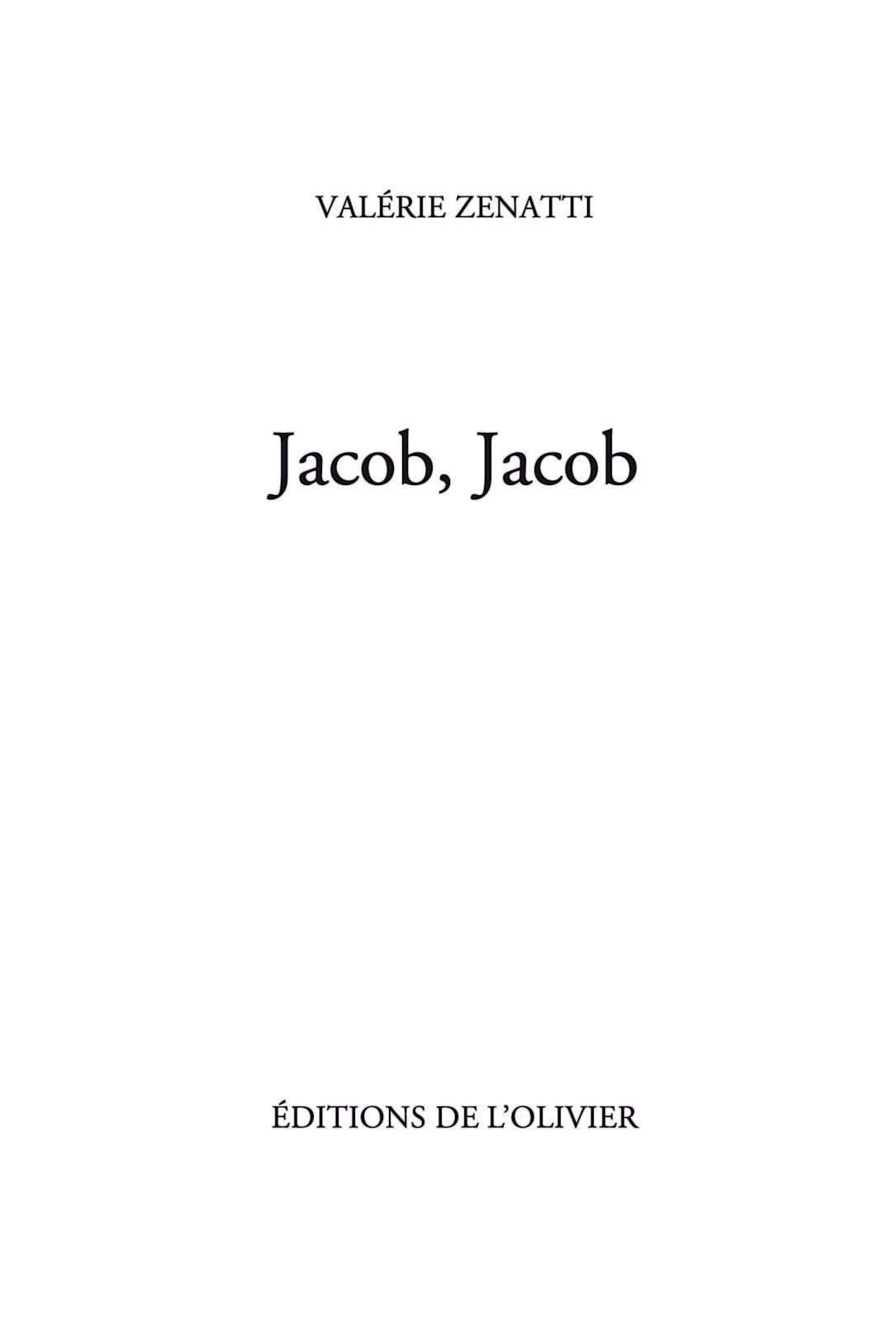 Jacob, Jacob