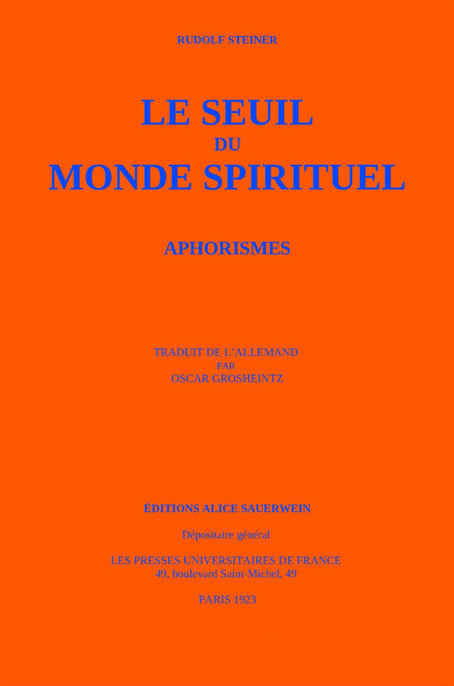 Le seuil du monde spirituel