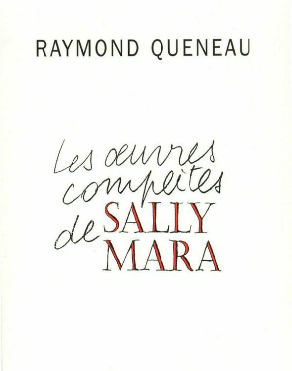 Les oeuvres complètes de Sally Mara