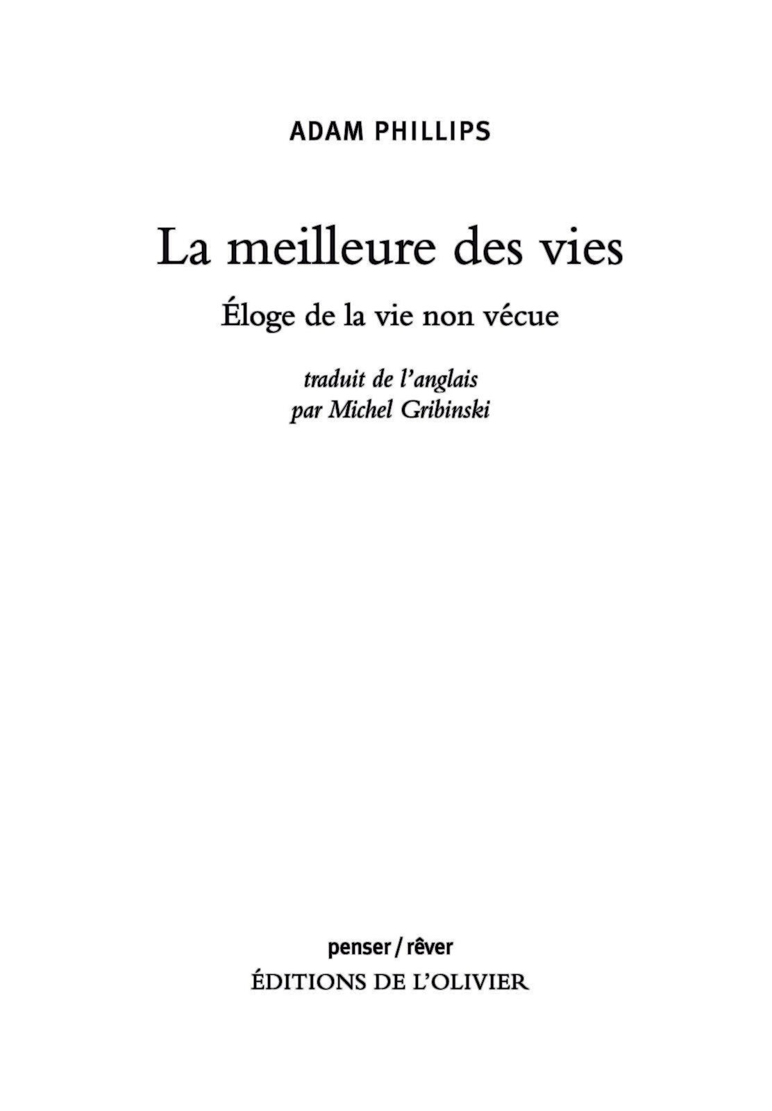 La Meilleure des vies