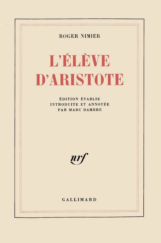 L'élève d'Aristote