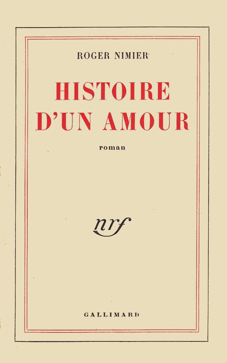 Histoire d'un amour