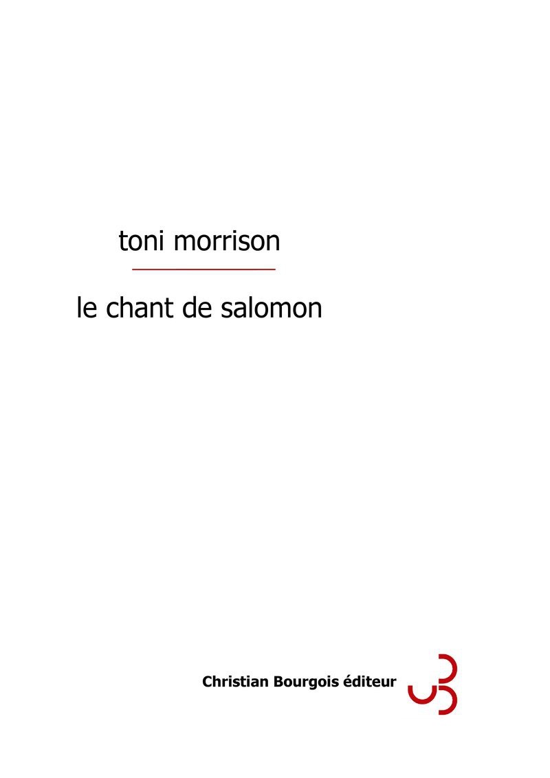 Le chant de Salomon