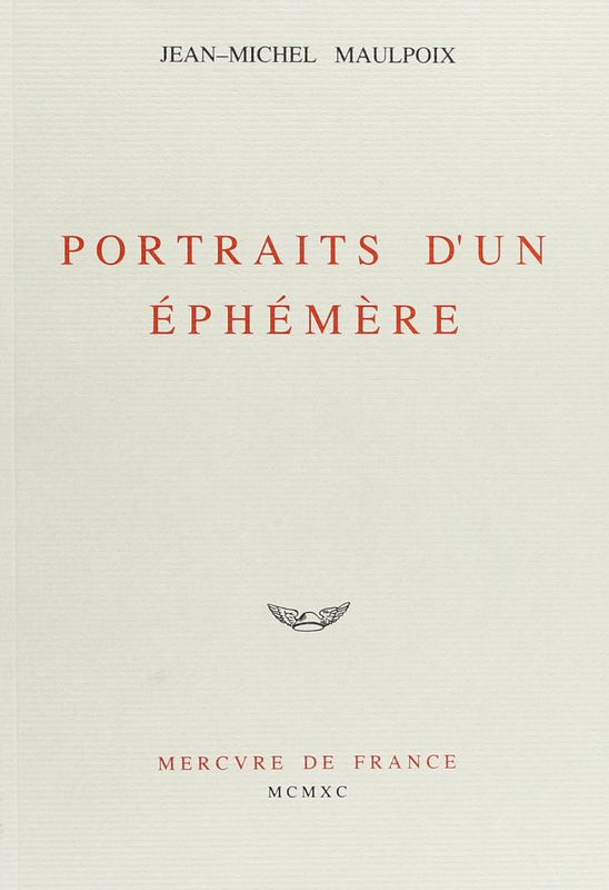 Portraits d'un éphémère
