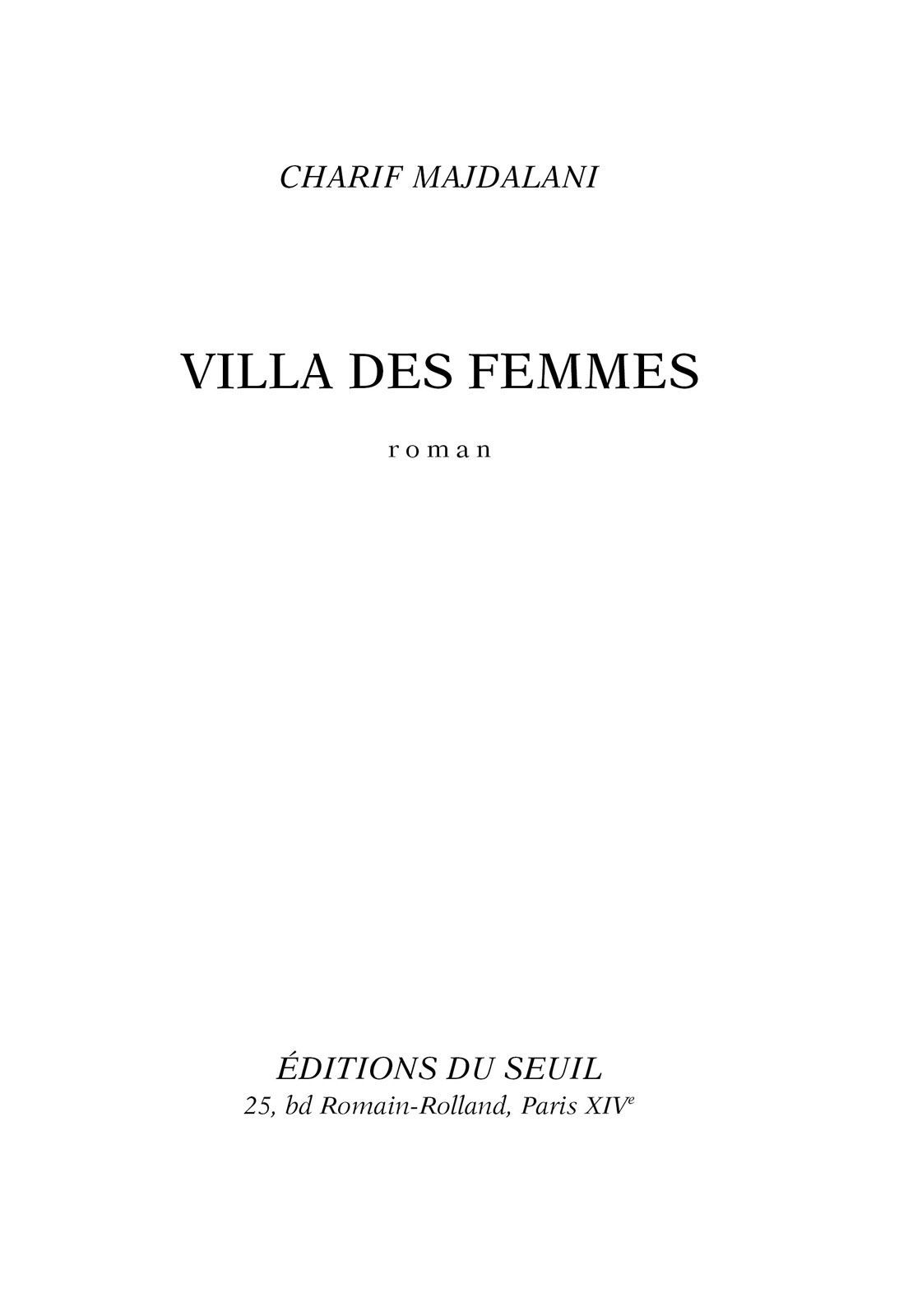 Villa des femmes