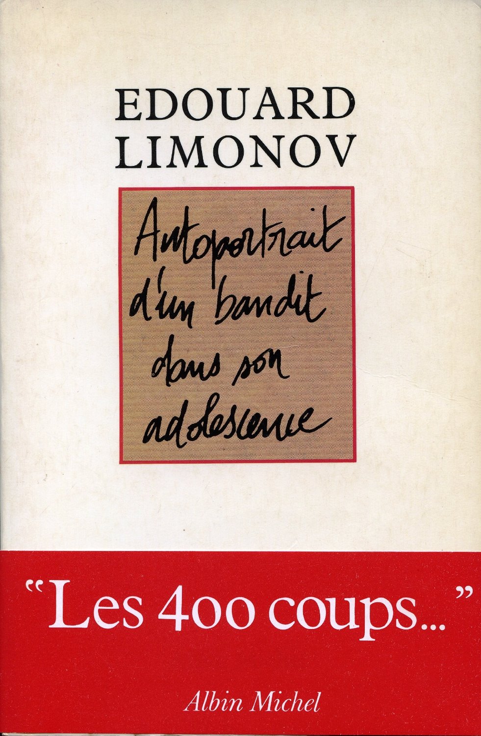 Autoportrait d'un bandit dans son adolescence