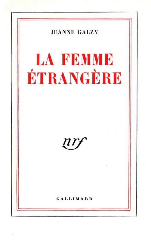 La femme étrangère