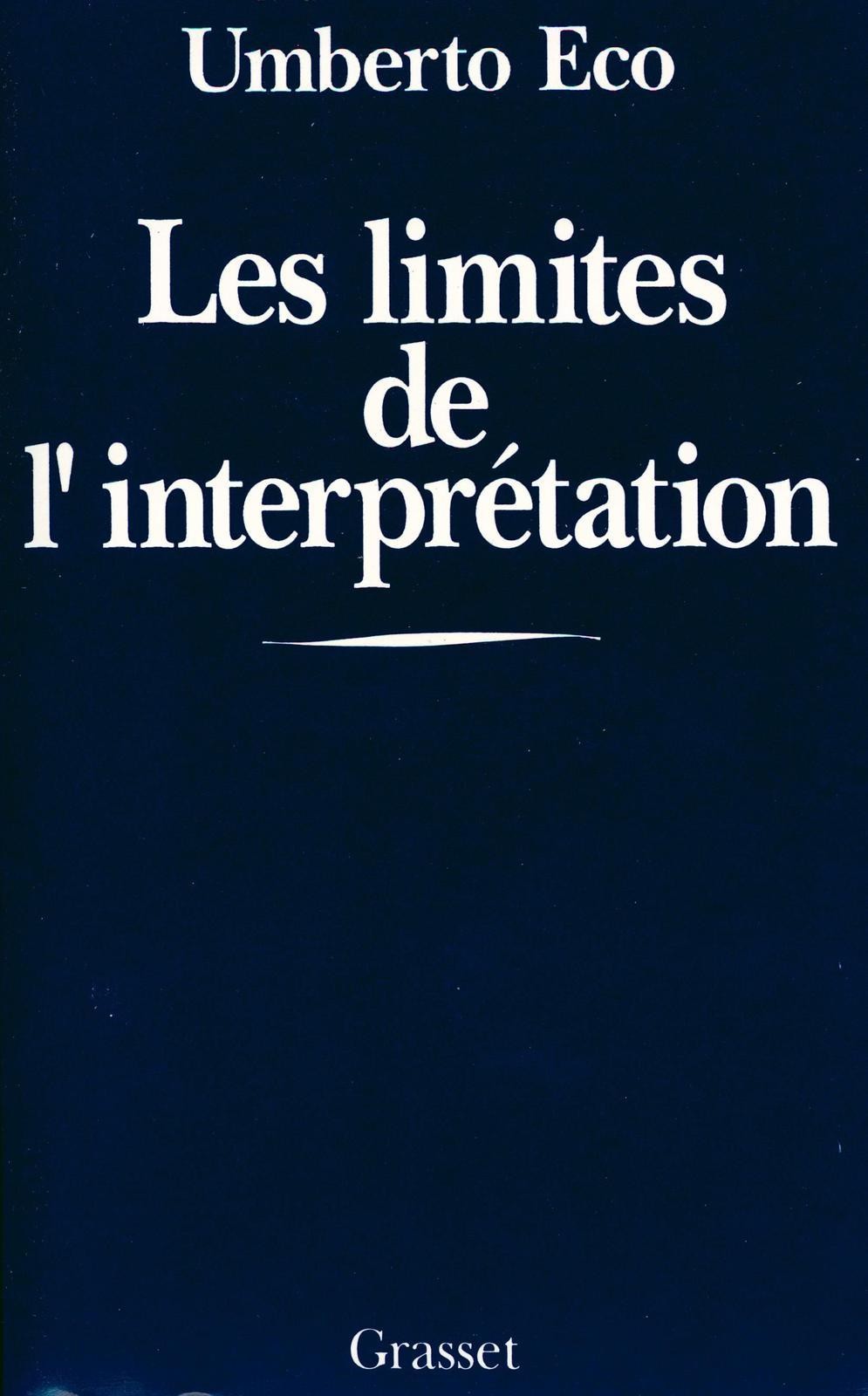 Les limites de l'interprétation