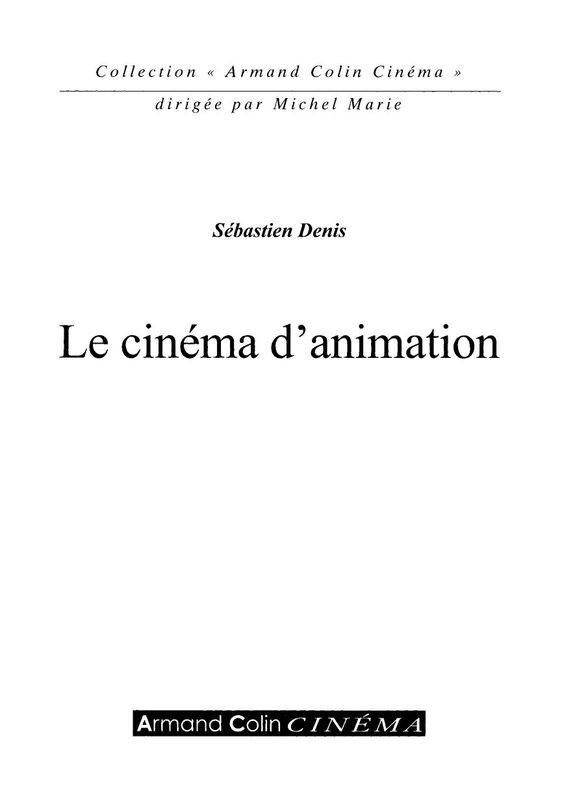 Le cinéma d'animation