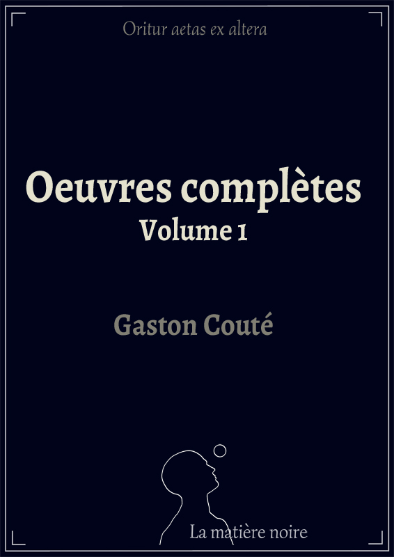 Oeuvres complètes de Gaston Couté