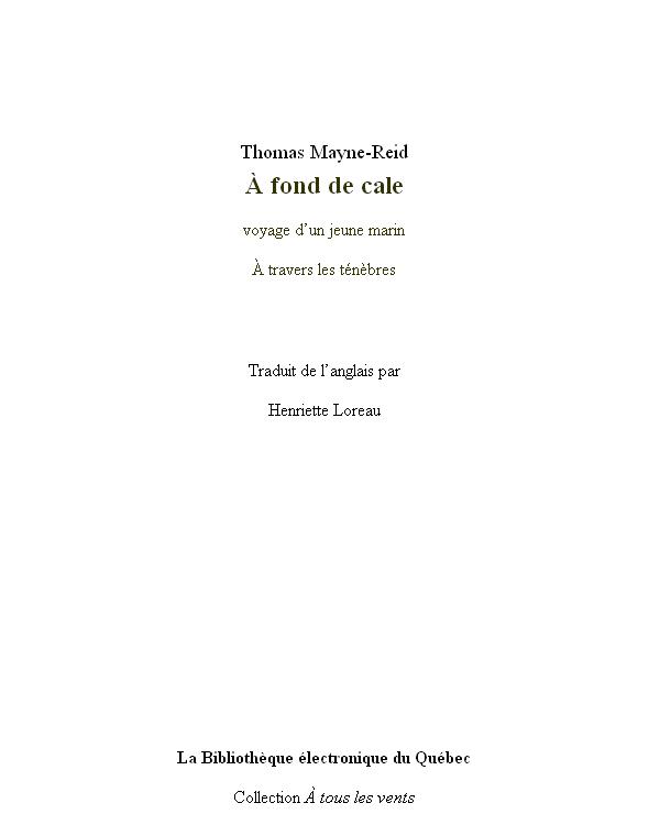 À fond de cale (Boy tar)