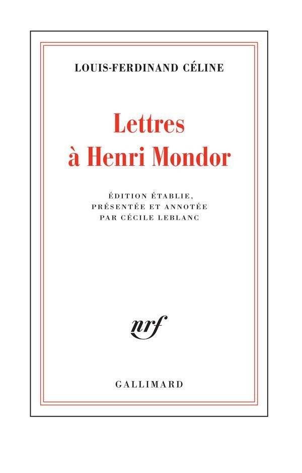 Lettres à Henri Mondor