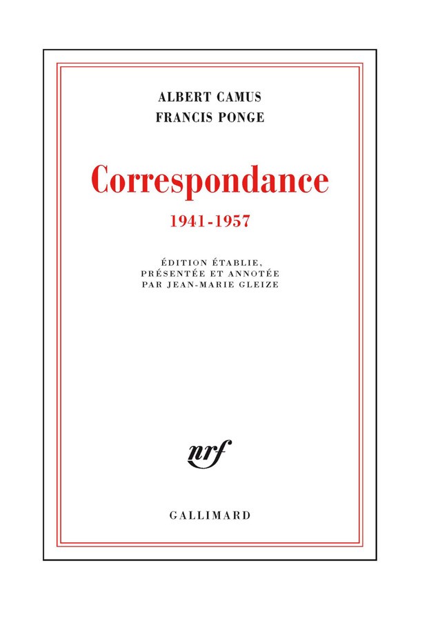 Correspondance (1941-1957) :