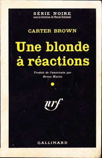 Une blonde à réactions