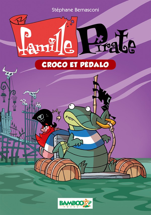 Croco et pédalo