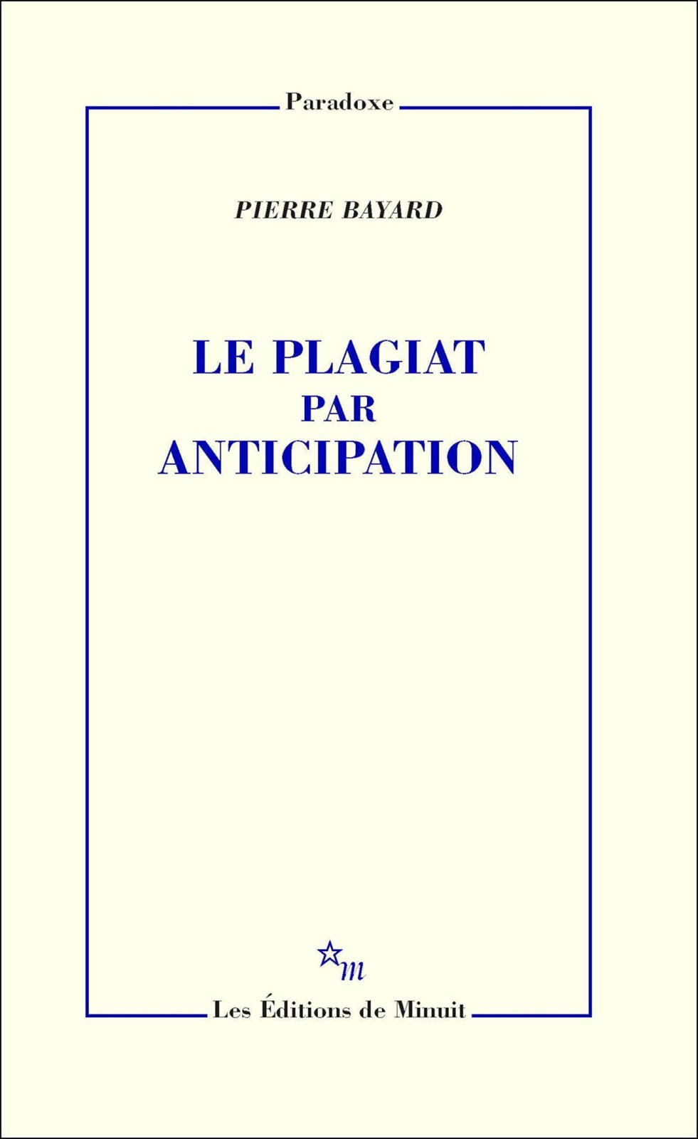 Le Plagiat par anticipation